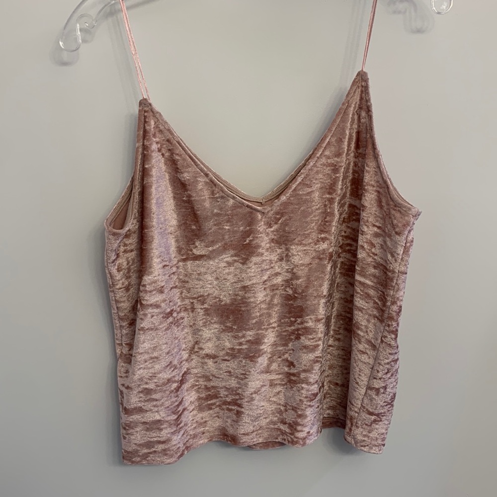 Beautiful pink velvet top purchased in London, perfect for going out or dates